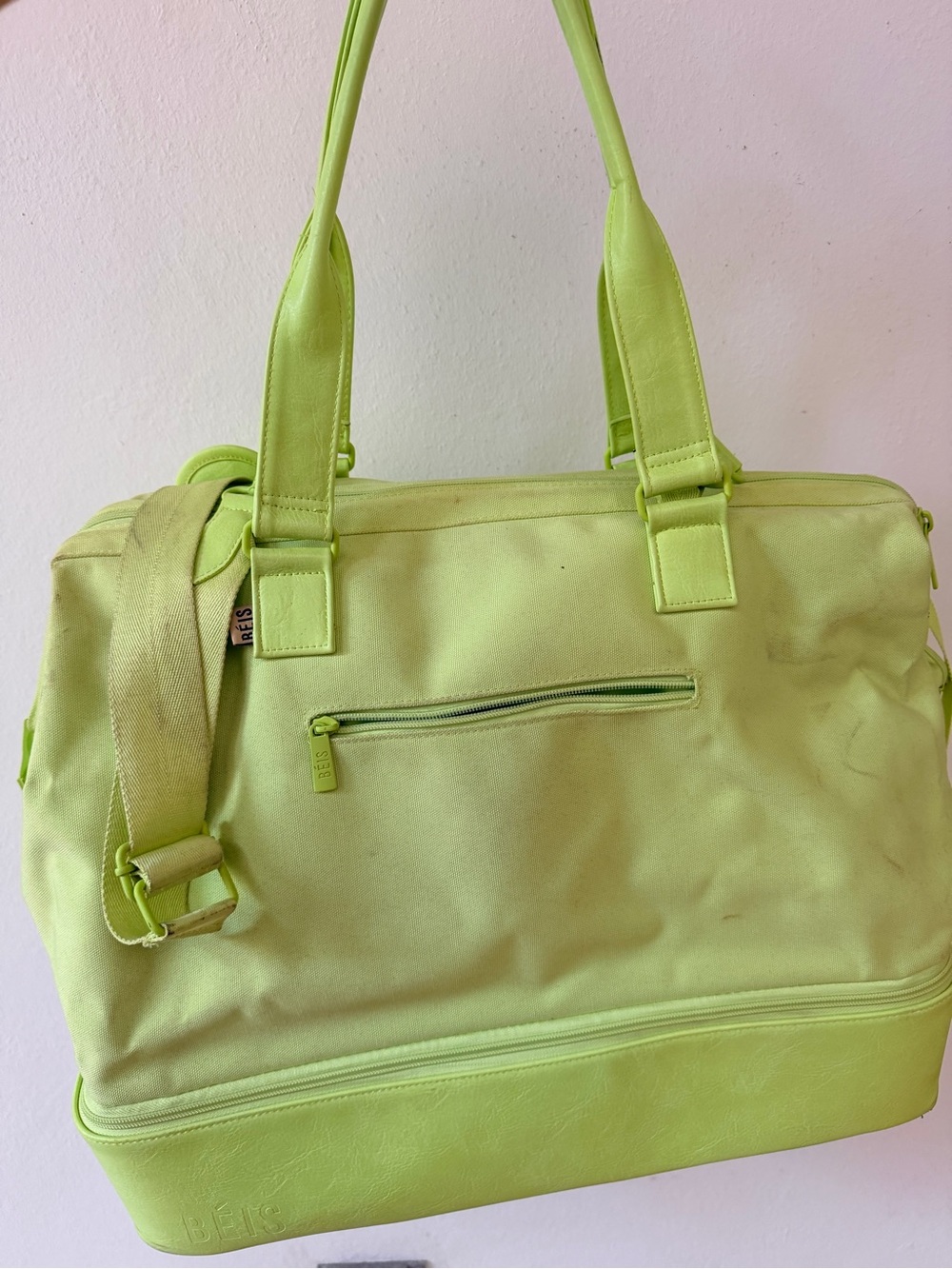 BEIS Lime Green Travel Tote - Picture 2 of 10